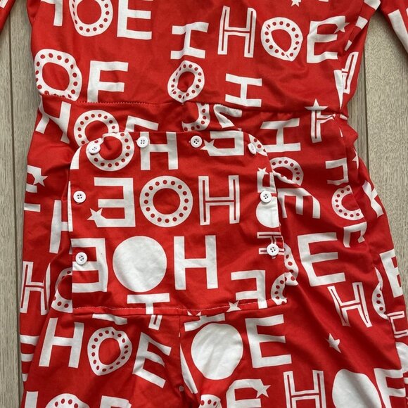 CBR One Piece Jumpsuit Women Large Red Long Sleeve Front Buttons Down - Picture 10 of 16